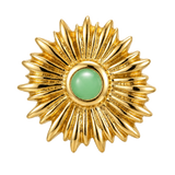 Sunflower - 14K Gold Threadless/Threaded