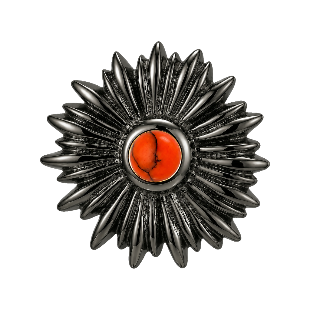 Sunflower - 14K Gold Threadless/Threaded