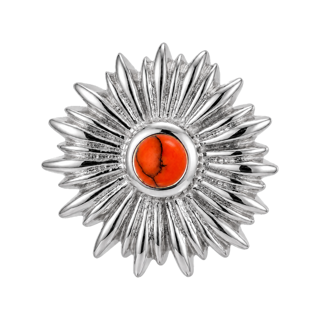 Sunflower - 14K Gold Threadless/Threaded