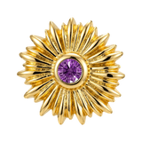 Sunflower - 14K Gold Threadless/Threaded