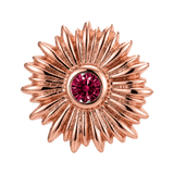 Sunflower - 14K Gold Threadless/Threaded