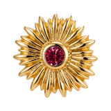 Sunflower - 14K Gold Threadless/Threaded
