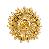 Sunflower - 14K Gold Threadless/Threaded