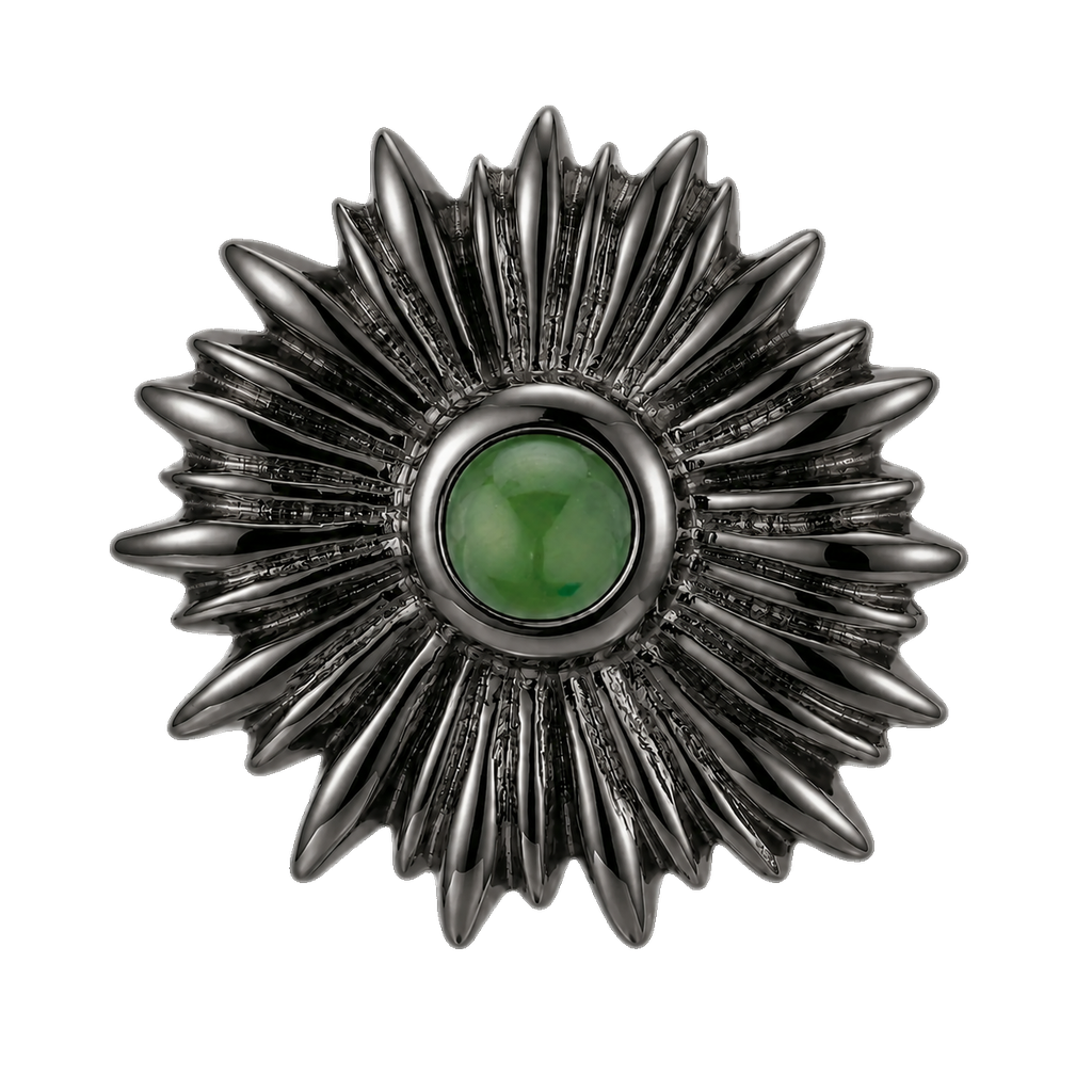 Sunflower - 14K Gold Threadless/Threaded