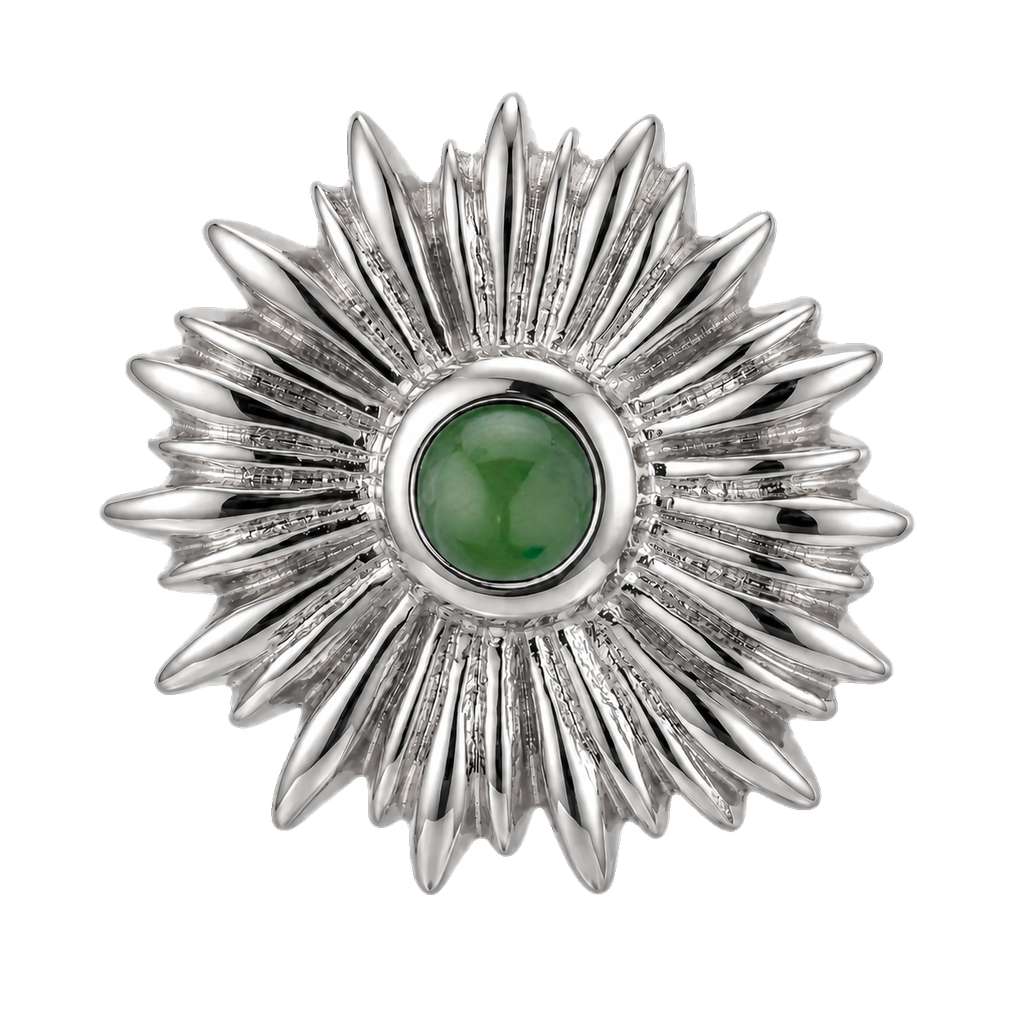 Sunflower - 14K Gold Threadless/Threaded