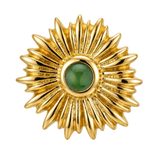 Sunflower - 14K Gold Threadless/Threaded