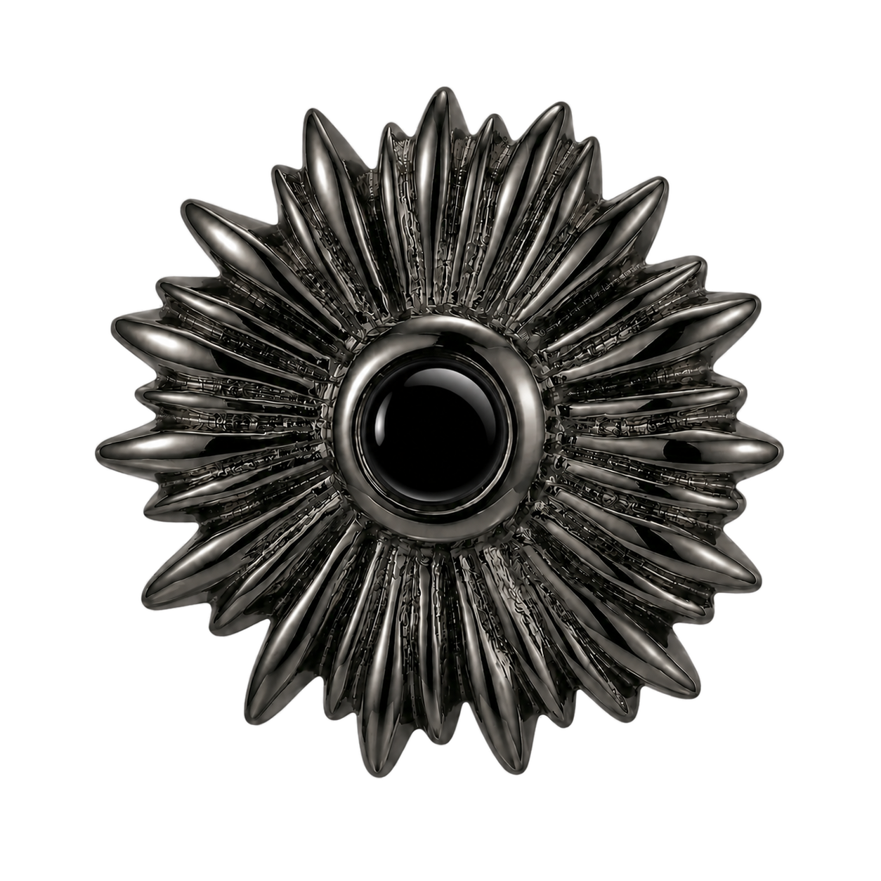 Sunflower - 14K Gold Threadless/Threaded
