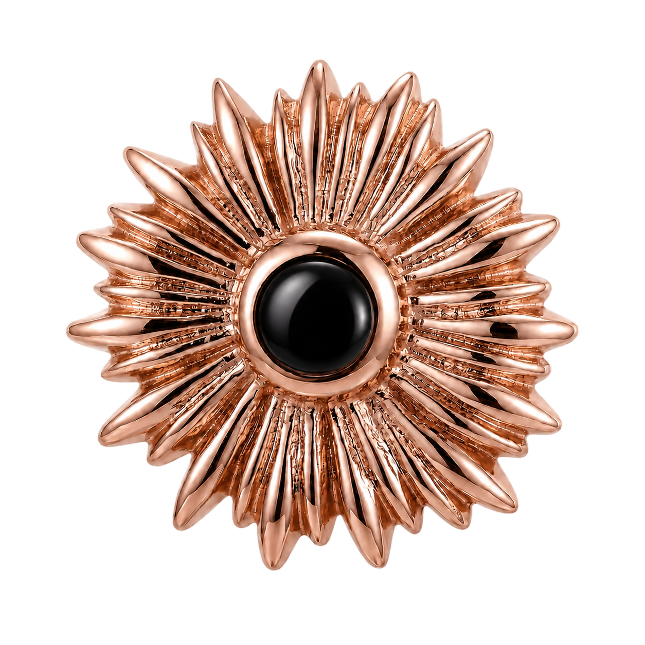 Sunflower - 14K Gold Threadless/Threaded