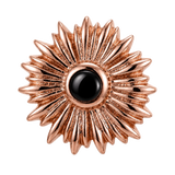 Sunflower - 14K Gold Threadless/Threaded