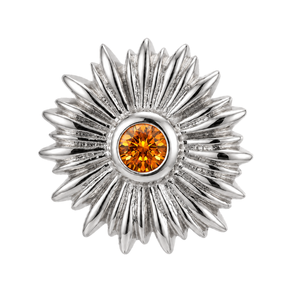 Sunflower - 14K Gold Threadless/Threaded