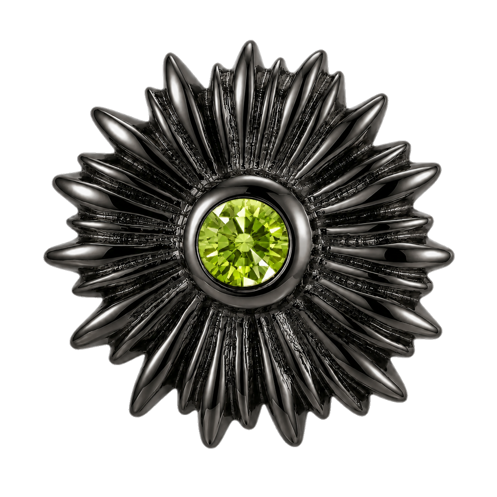 Sunflower - 14K Gold Threadless/Threaded