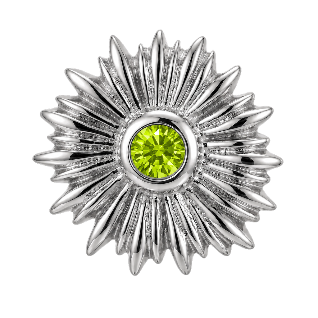 Sunflower - 14K Gold Threadless/Threaded