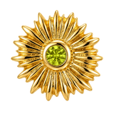 Sunflower - 14K Gold Threadless/Threaded