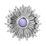 Sunflower - 14K Gold Threadless/Threaded