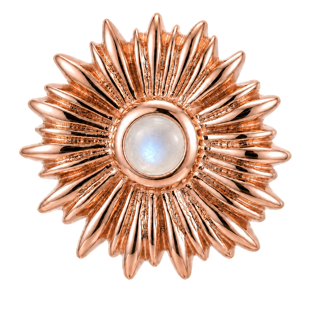 Sunflower - 14K Gold Threadless/Threaded
