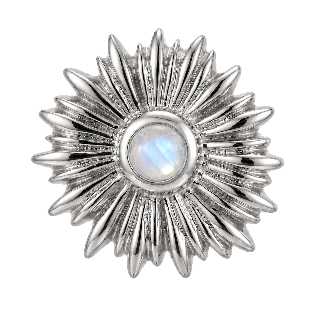 Sunflower - 14K Gold Threadless/Threaded