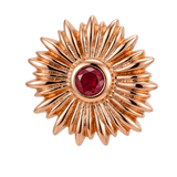Sunflower - 14K Gold Threadless/Threaded