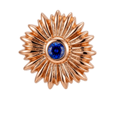 Sunflower - 14K Gold Threadless/Threaded