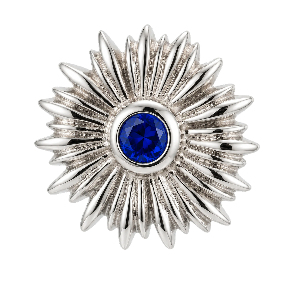 Sunflower - 14K Gold Threadless/Threaded