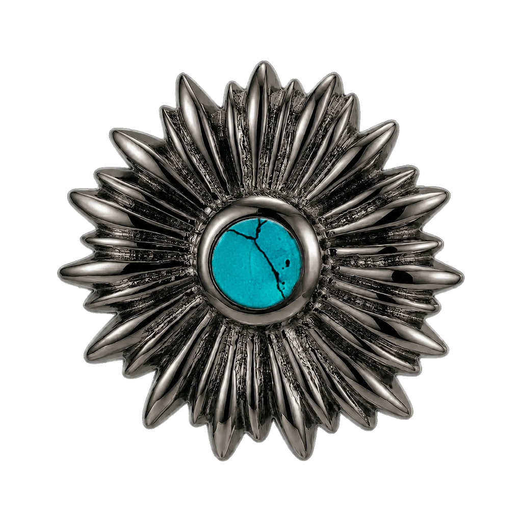 Sunflower - 14K Gold Threadless/Threaded