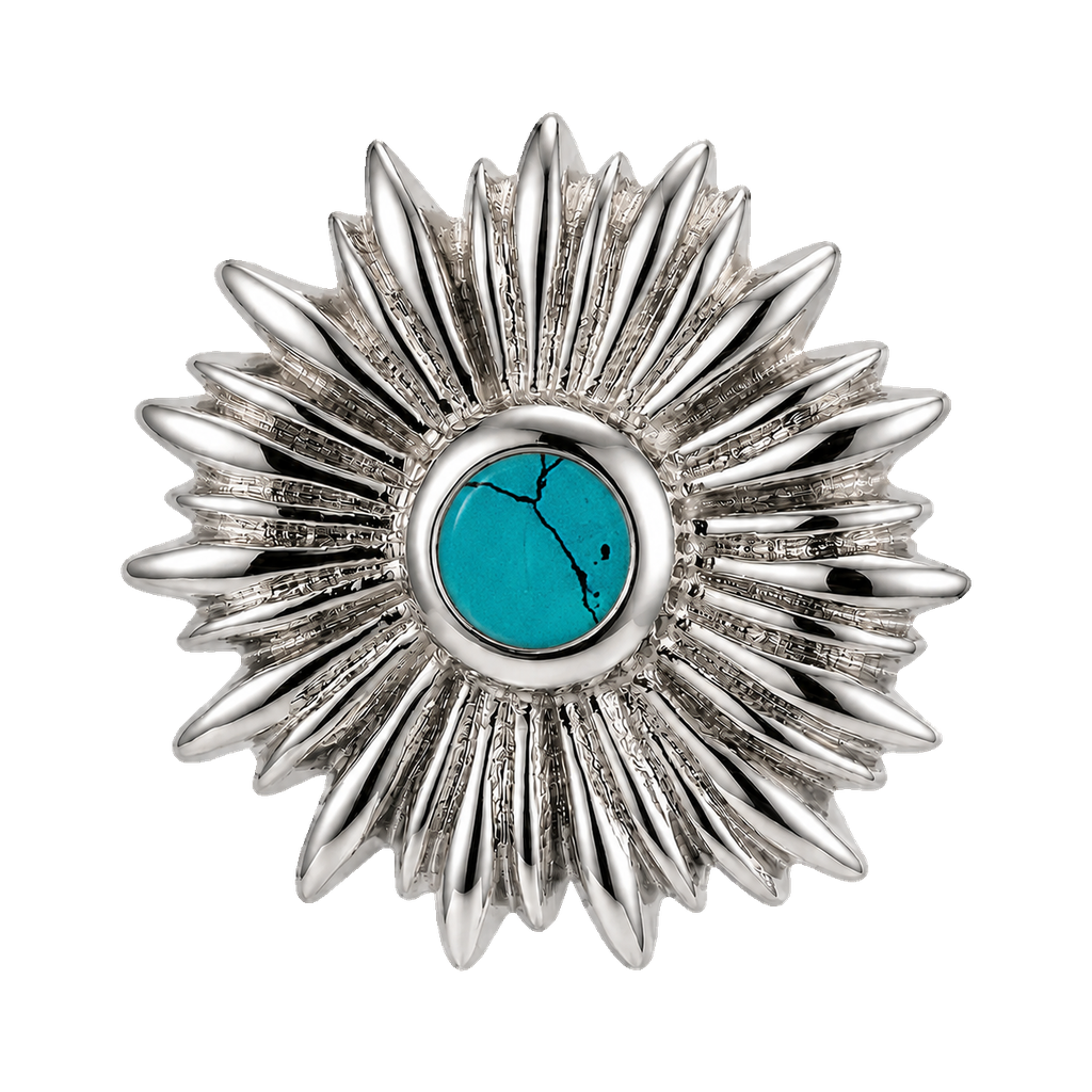 Sunflower - 14K Gold Threadless/Threaded