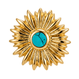Sunflower - 14K Gold Threadless/Threaded