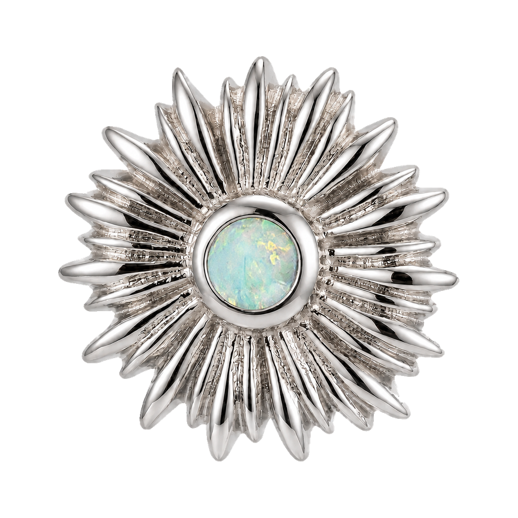 Sunflower - 14K Gold Threadless/Threaded