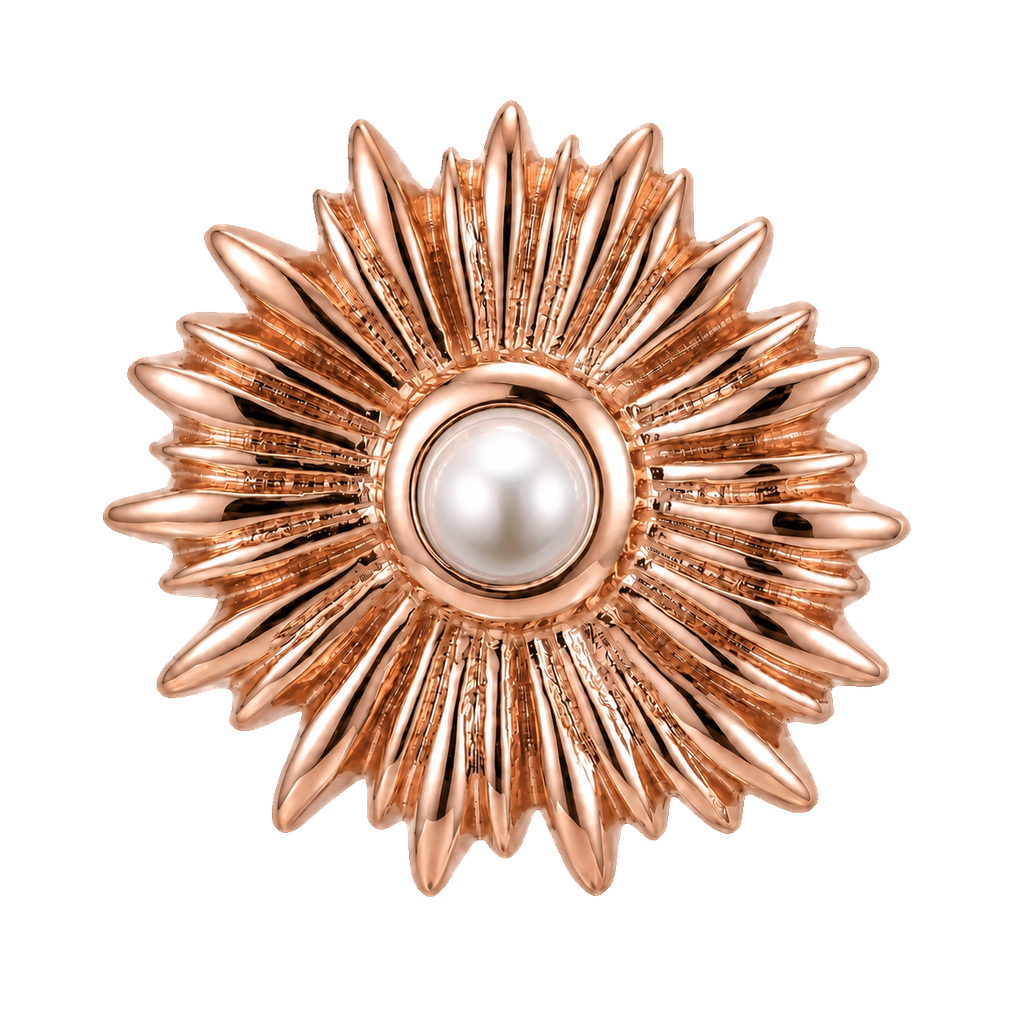 Sunflower - 14K Gold Threadless/Threaded