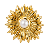 Sunflower - 14K Gold Threadless/Threaded