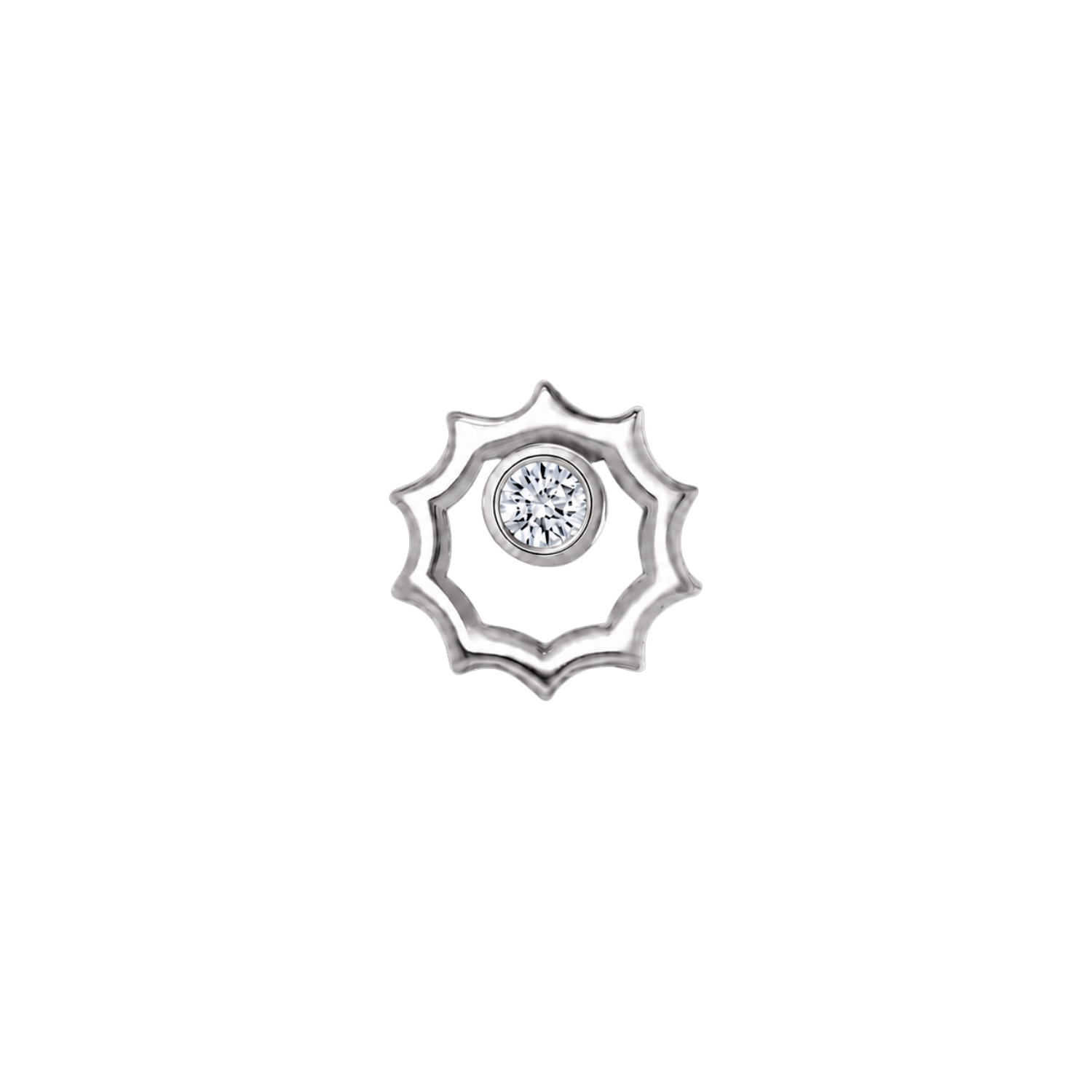 Sunrise – 14K Gold Threadless/Threaded End