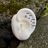 Swarovski CZ Prong – 14K Gold Threadless End - piercing - zone.com