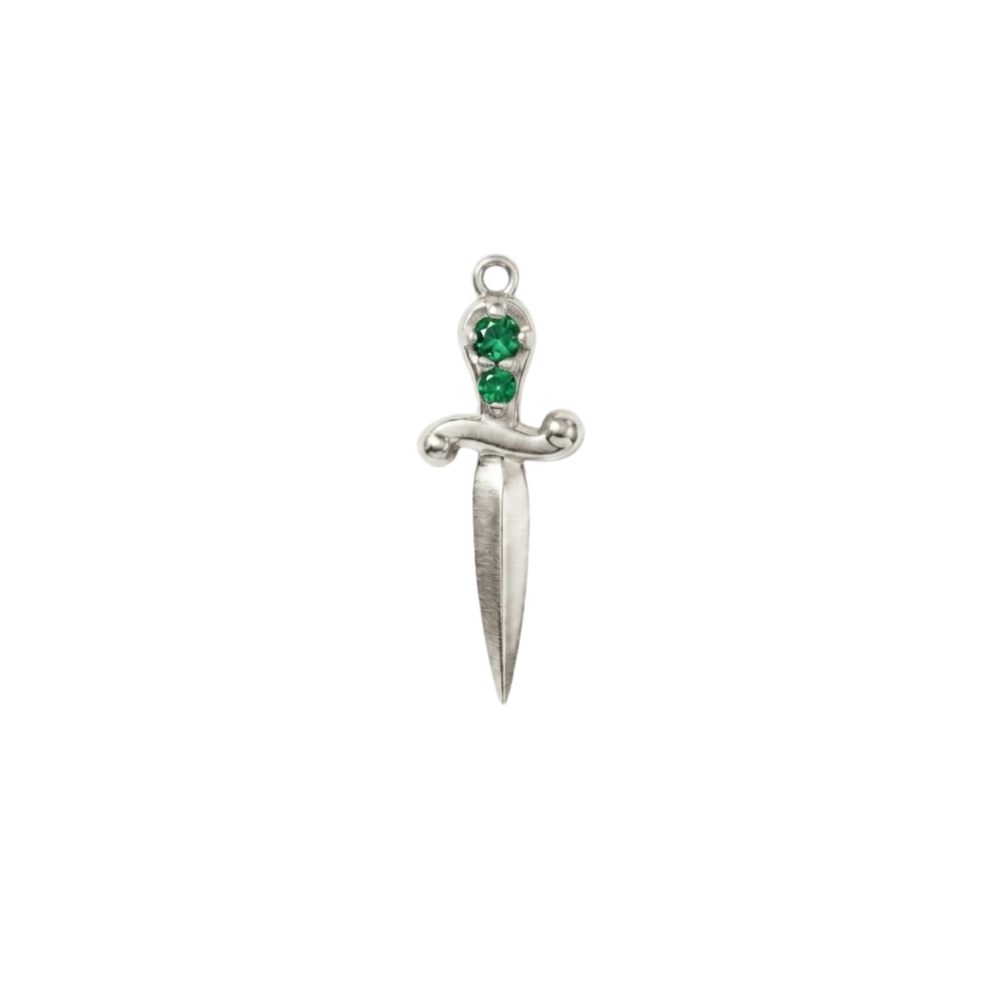 Sword with Gems – 14K & 18K Gold Gemstone Charm