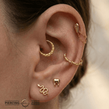 Tentacle Clicker – 14K & 18K Gold - piercing - zone.com