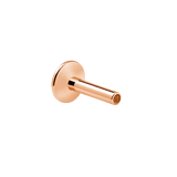 Threaded Labret Post – 14K Gold Internally Threaded - piercing - zone.com