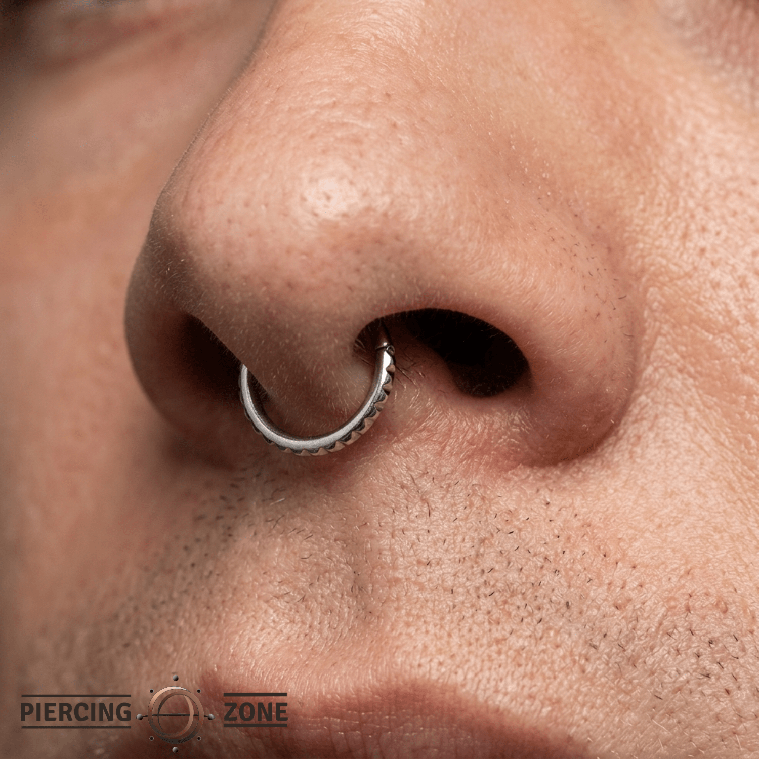 Tokyo – 14K Gold Studded Clicker Ring - piercing - zone.com