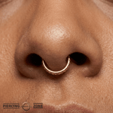 Tokyo – 14K Gold Studded Clicker Ring - piercing - zone.com