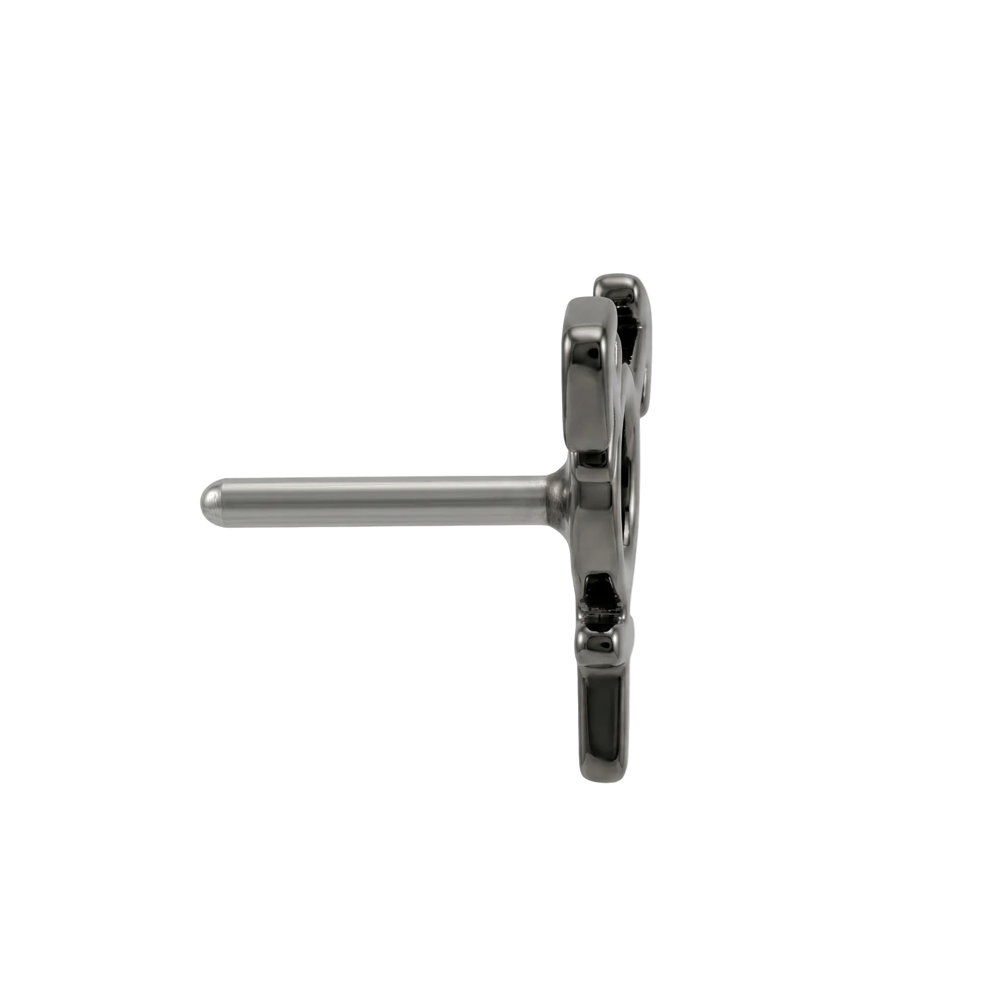 Transgender Symbol - 14K Gold Threadless/Threaded End - piercing - zone.com