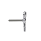 Transgender Symbol - 14K Gold Threadless/Threaded End - piercing - zone.com