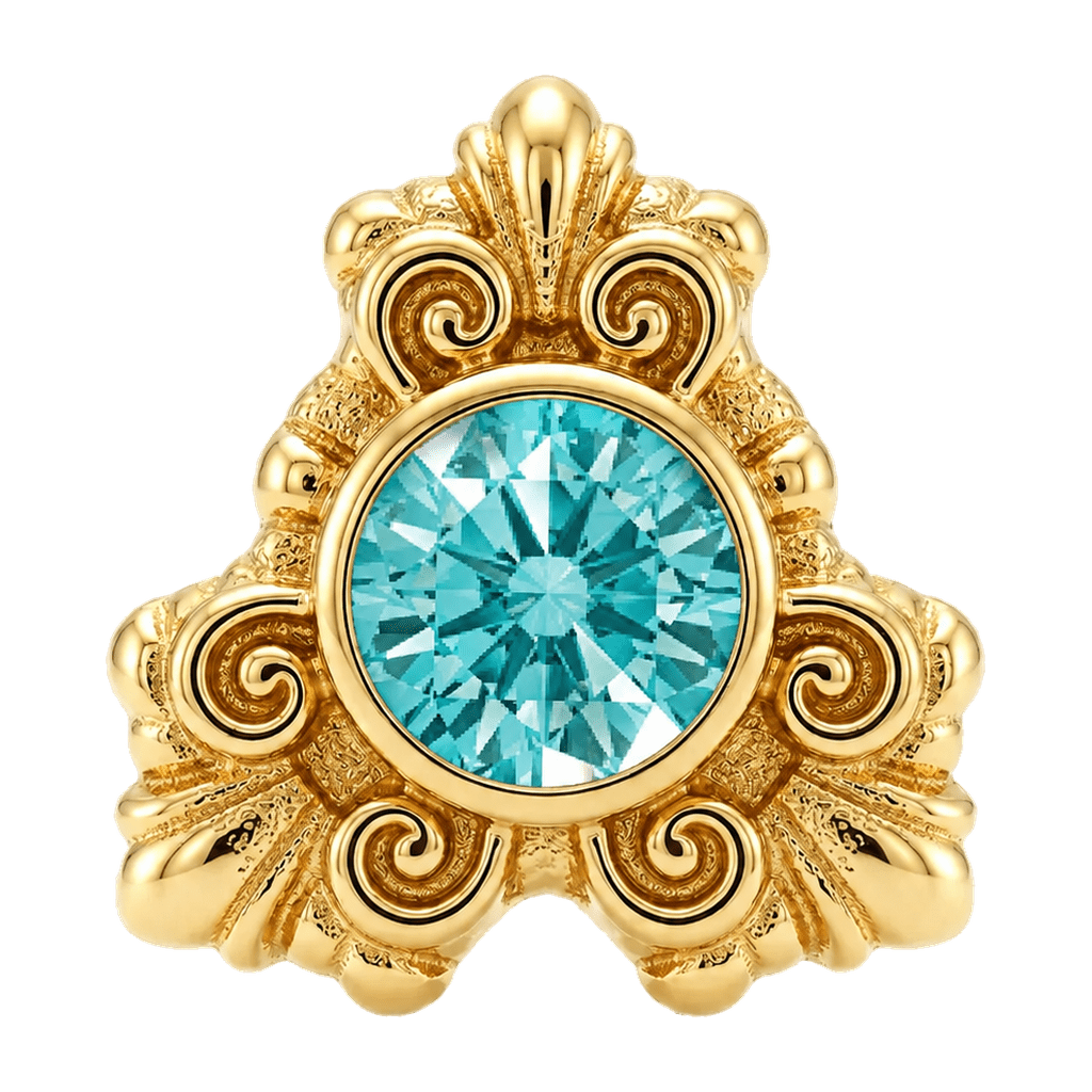 Triangle Elegance - 14K Gold Threadless/Threaded - piercing-zone.com