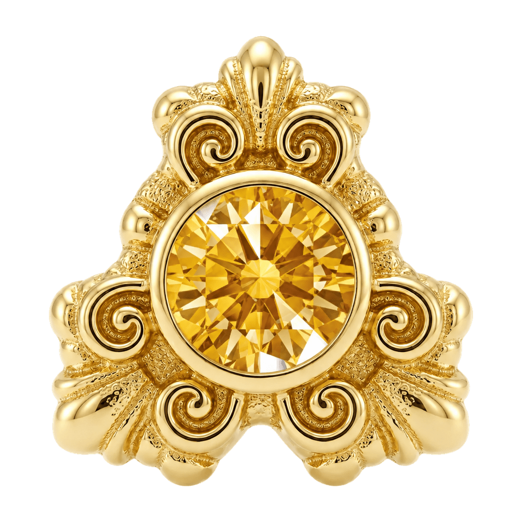 Triangle Elegance - 14K Gold Threadless/Threaded - piercing-zone.com