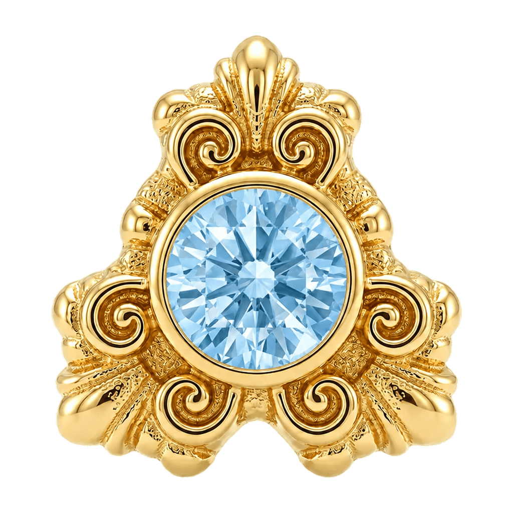 Triangle Elegance - 14K Gold Threadless/Threaded - piercing-zone.com