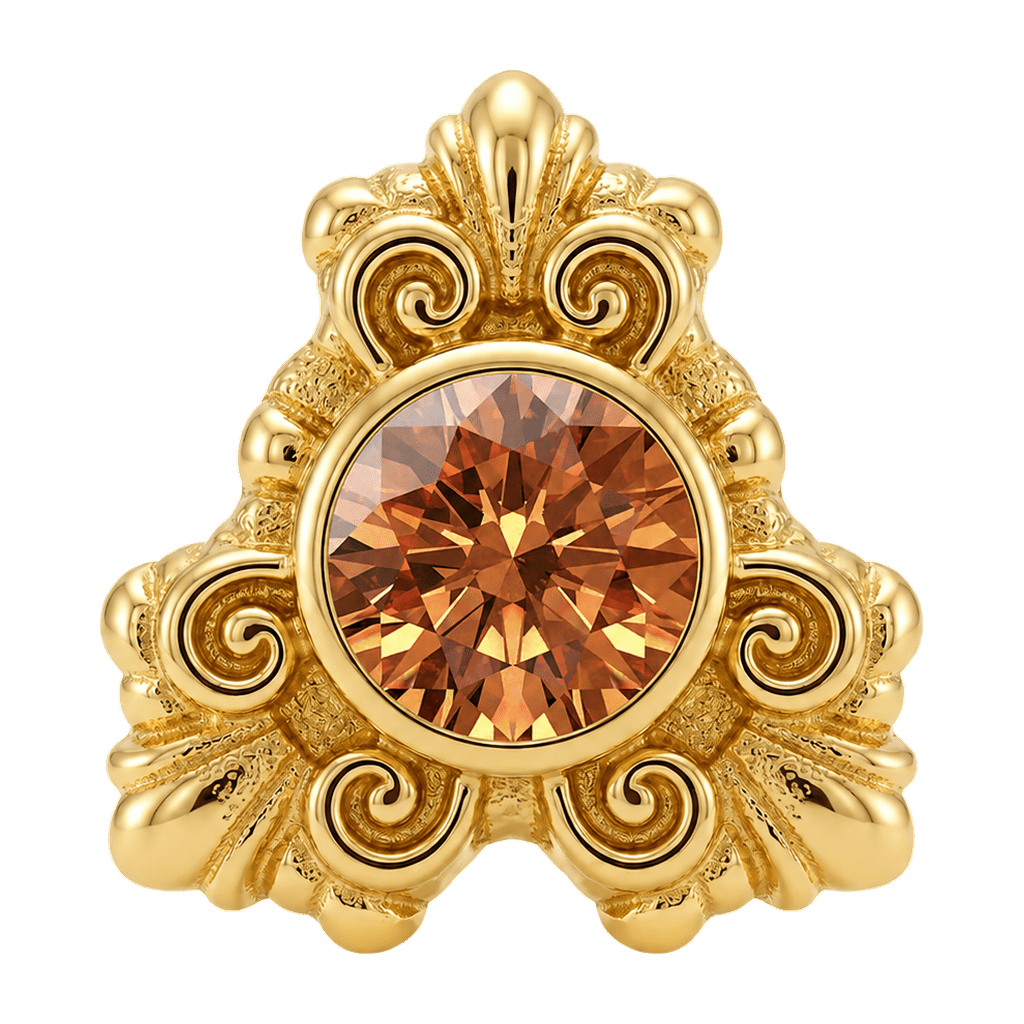 Triangle Elegance - 14K Gold Threadless/Threaded - piercing-zone.com