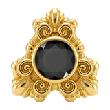 Triangle Elegance - 14K Gold Threadless/Threaded - piercing-zone.com