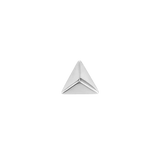 Triangle Pyramid – 14K Gold Geometric Threadless End - piercing - zone.com