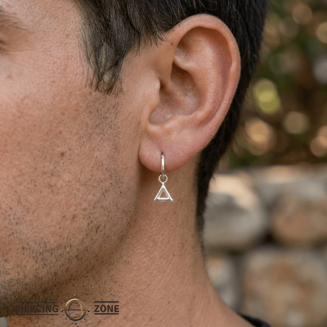 Triangle Trim – 14K & 18K Gold Charm - piercing - zone.com