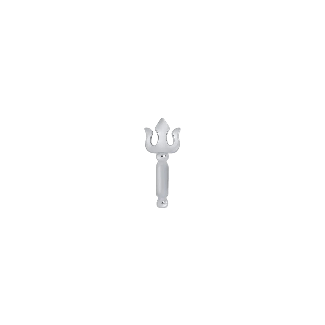 Trident – 14K Gold Threadless End - piercing - zone.com