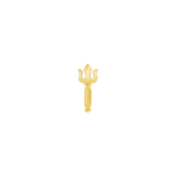 Trident – 14K Gold Threadless End - piercing - zone.com
