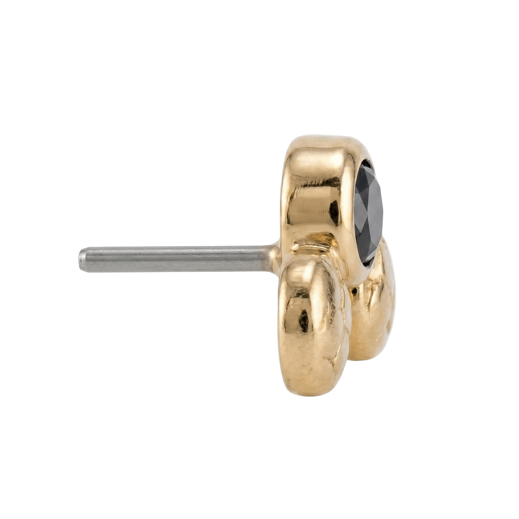 Trio - 14K Gold Threadless/Threaded - piercing - zone.com