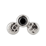 Trio - 14K Gold Threadless/Threaded