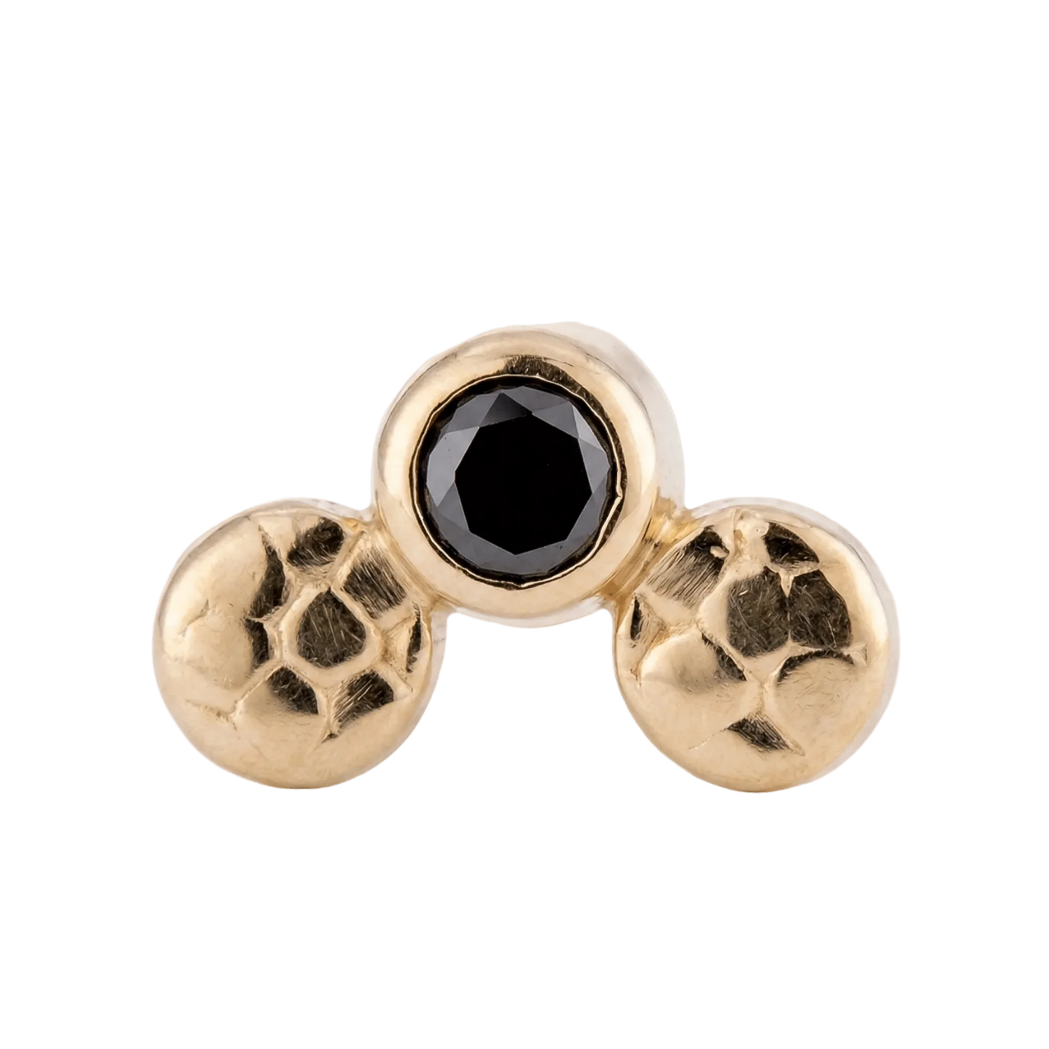 Trio - 14K Gold Threadless/Threaded